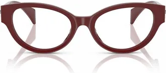 Versace VE3361U108 Cat-Eye Acetate Eyeglasses - Red