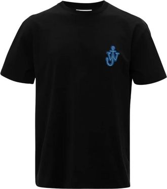 J.W.Anderson Anchor Patch Tee - Heren - T-shirts - Zwart - XS - Katoen - Tops