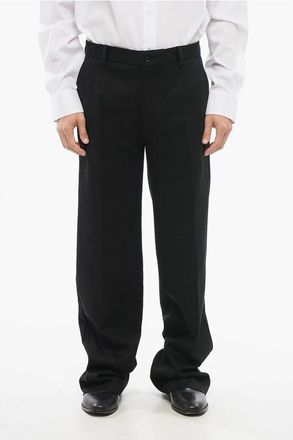 Dolce & Gabbana Pantaloni Bootcut in Misto Cotone con Passanti taglia 48