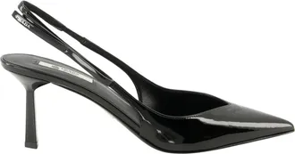 Prada Schoenen - Dames - Pumps - Zwart - 38 EU - Leer - Schoenen