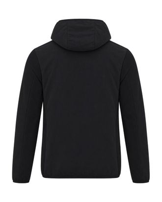 Flaneur Crinkled Technical Fabric Hooded Sweatshirt - Black