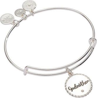 Alex and Ani Godmother Charm Bangle Bracelet in Silver at Nordstrom, Size Small/medium