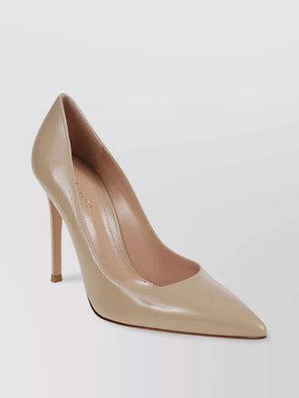 Gianvito Rossi leather pointed-toe pumps