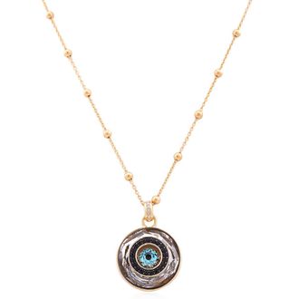 Swarovski Symbolica Pendant 20Mm Gold Shiny Multi