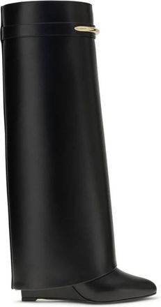 Givenchy Schoenen, Dames, Zwart, 38 1/2 EU, Bos Taurus Laarzen