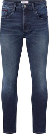 Tommy Jeans Austin Slim Jeans - Heren - Slim Fit Jeans - Blauw - W30 - Leer - Jeans