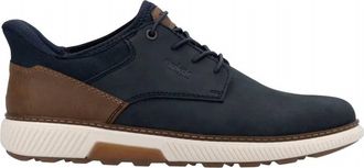 Rieker Mens Stan B3357 Shoe In Midnight / Pazifik / Nuss / Navy