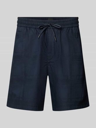 Boss Orange by Hugo Boss BOSS Orange Tapered Chinoshorts aus reiner Baumwolle Modell SANDREW_6_SHORTS in Marine, Gr&ouml;&szlig;e 30