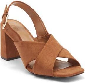 Nordstrom Rack Holland Heeled Sandal in Brown Caramel at Nordstrom Rack, Size 8.5