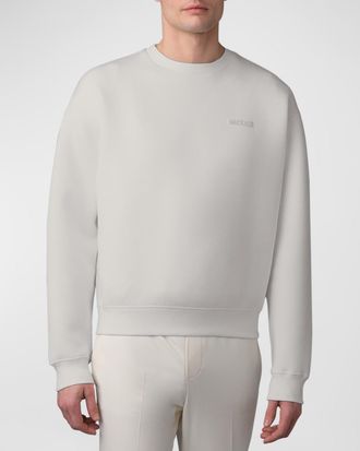 Mackage Mens Julian Jersey Crewneck Sweater