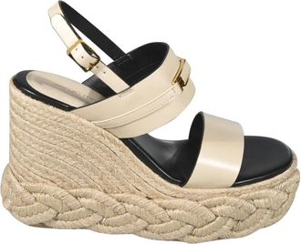 Sergio Rossi Sandalen - Dames - Sleehakken - Beige - 39 EU - Schoenen