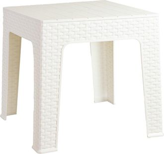 Sunnydaze Set Of 4 Square Outdoor Side Tables