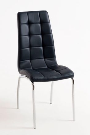 Regalos Miguel Pack 4 Sillas color negro en polipiel