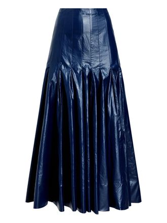 Proenza Schouler Petra maxi-rok - Blauw
