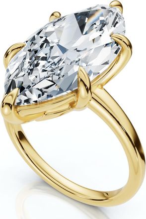 Pompeii3 Certified 5Ct Kelly Marquise Solitaire Engagement Ring 14k Gold or Pt Lab Grown