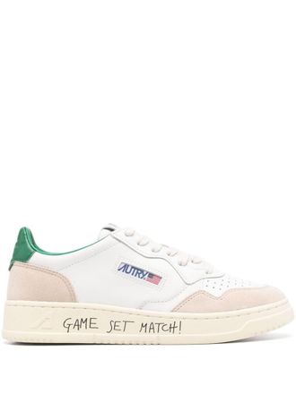 Autry White Color Block Medalist Sneakers
