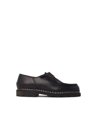 Paraboot Brown Michael Lisse Caf&egrave; Leather Loafers