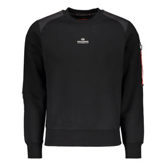 Parajumpers Sweatshirts, male, Black, Size: XL Crew Crewneck Sweat