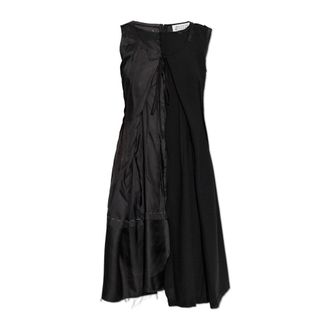 Maison Margiela Dames, Jurken, Zwart, Maat: XS Zijde
