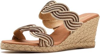 Andr&eacute; Assous Nolita Twist Womens Sandals Natural/Cognac : 10 M, Synthetic