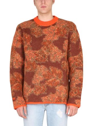 ERL Orange Crew Neck Sweaters