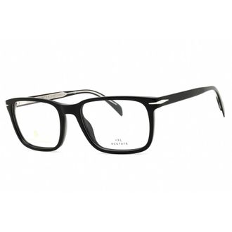 David Beckham Mens Black Rectangular Eyeglass Frames DB1063