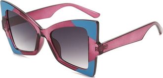 Generic Mens Outdoor Party Sunglasses Commuting Vacation Womens Driving Sun Glasses(Purple)