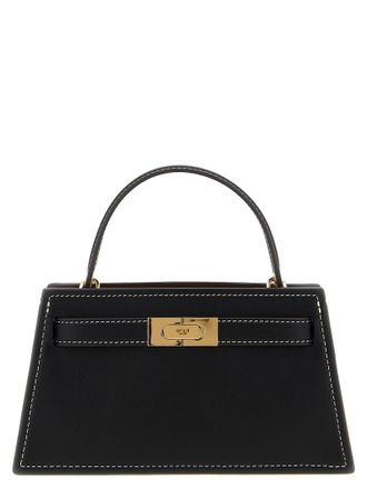 Tory Burch Petite Lee Radziwill Hand Bags Black