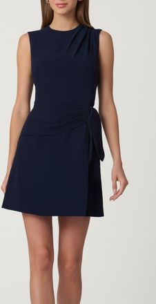 Shoshanna Stretch Crepe Worth Dress in Navy at Nordstrom, Size 10