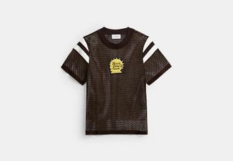 Coach Brain Dead Mesh Football T-Shirt