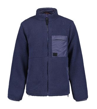 Icepeak Fleecejacke ICEPEAK ARDES, Herren, Gr. XXL, blau, Obermaterial: 100% Polyester. Futter: 100% Polyamid, regular fit, angesetztes B&uuml;ndchen, Jacken Fleec