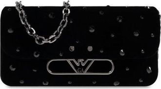 Emporio Armani Velvet Shoulder Bag