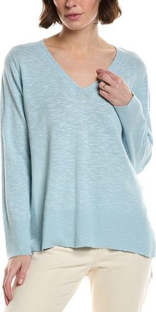 Eileen Fisher Eileen Fisher Linen- Blend V-Neck Sweater