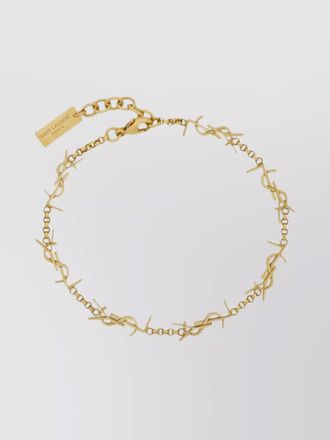 Saint Laurent cassandre chain bracelet