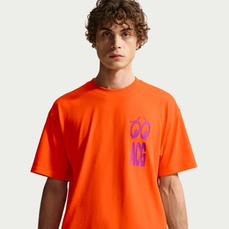 Nike Mens Nike ACG Dri-FIT T-Shirt in Orange | IH1300-819