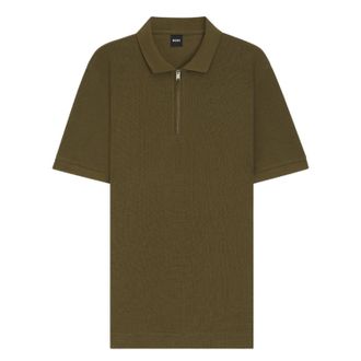 HUGO BOSS H-Paras 120 Ritskraag Polo Shirt (Groen)