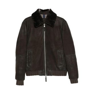 The Jack Leathers Noho 06 - Heren - Bomber jackets - Bruin - XL - Leer - Jassen