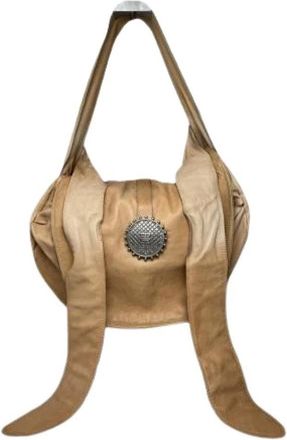 Givenchy Pre-owned Schoudertas - Dames - Vintage Schoudertas - Bruin - ONE Size - Leer - Vintage