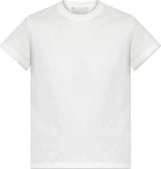 STUDIO NICHOLSON T-shirt Marine - Dames - T-shirts - Wit - XS - Katoen - Tops