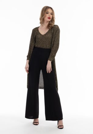 Faina cardigan met fancy yarn