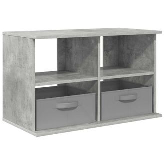 vidaXL Soporte Para Tv Con Caj&oacute;n Gris Concreto 79 X 40 X 48 Cm Vidaxl