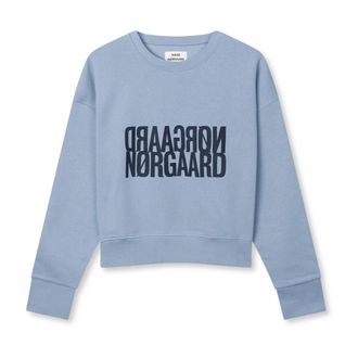 Mads Norgaard Sweatshirts - female - Mads N&oslash;rgaard - Sweatshirts - Blue - 2XL - Sweatshirts & Hoodies