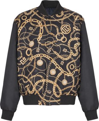 Balmain Bomber reversibile - Nero