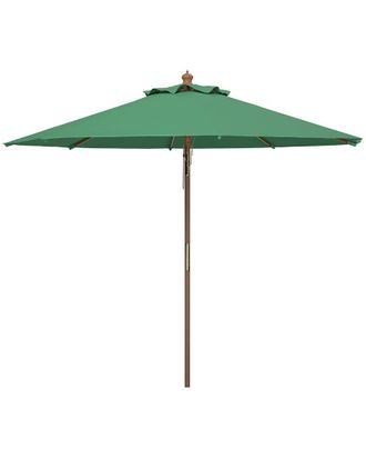 Safavieh Bethany 9Ft Wooden Umbrella