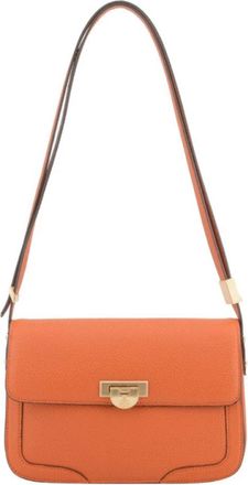 Pourchet Grand Sac port&eacute; travers - Dames - Schoudertassen - Oranje - ONE Size - Leer - Tassen