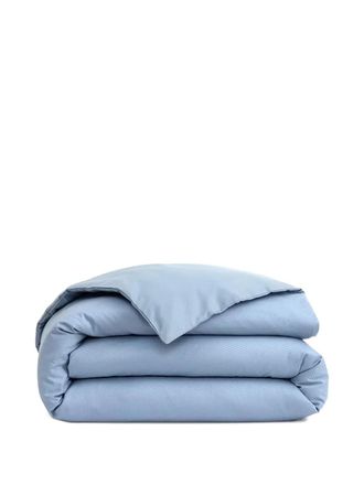 BOSS textured duvet cover - unisex - Cotton - One Size - Blue