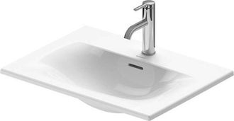 Duravit Duravit - Lavabo Empotrado Viu 038560, 600x450 Mm, 1 Agujero Para Grifo