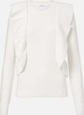 Max Mara Top Agenzia in maglia con volant