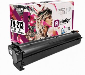 OEM Toner Inkdigo Tn213k Compatibile Con Konica Minolta Bizhub C203 C253, Certificato T&uuml;v