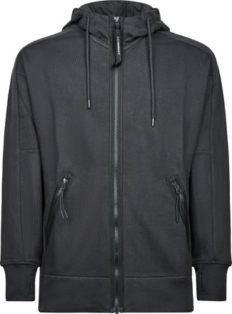 C.P. Company Diagonal Raised Fleece Goggle Zip Sweatshirt